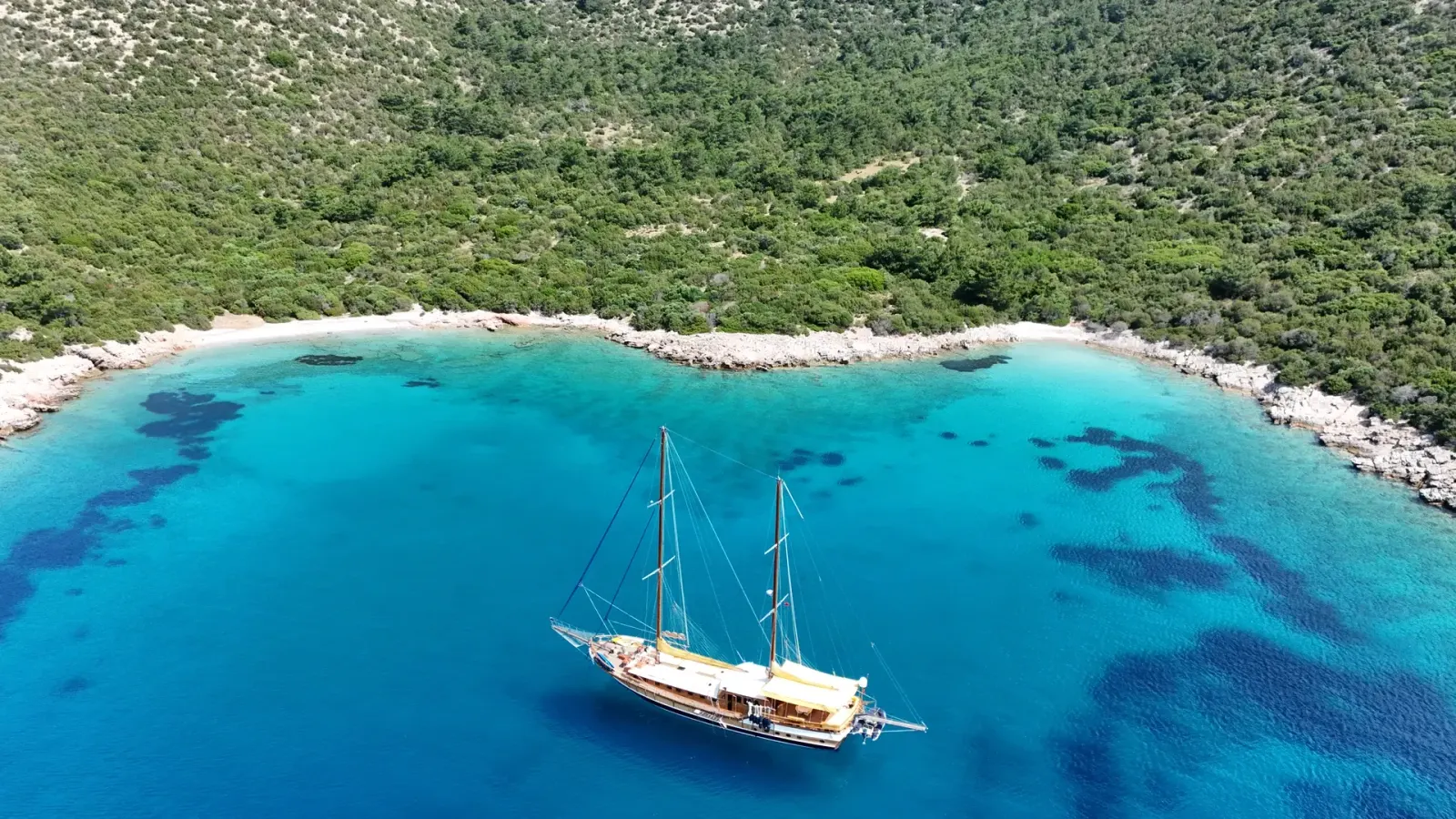 Fortuna sailing in Bodrum