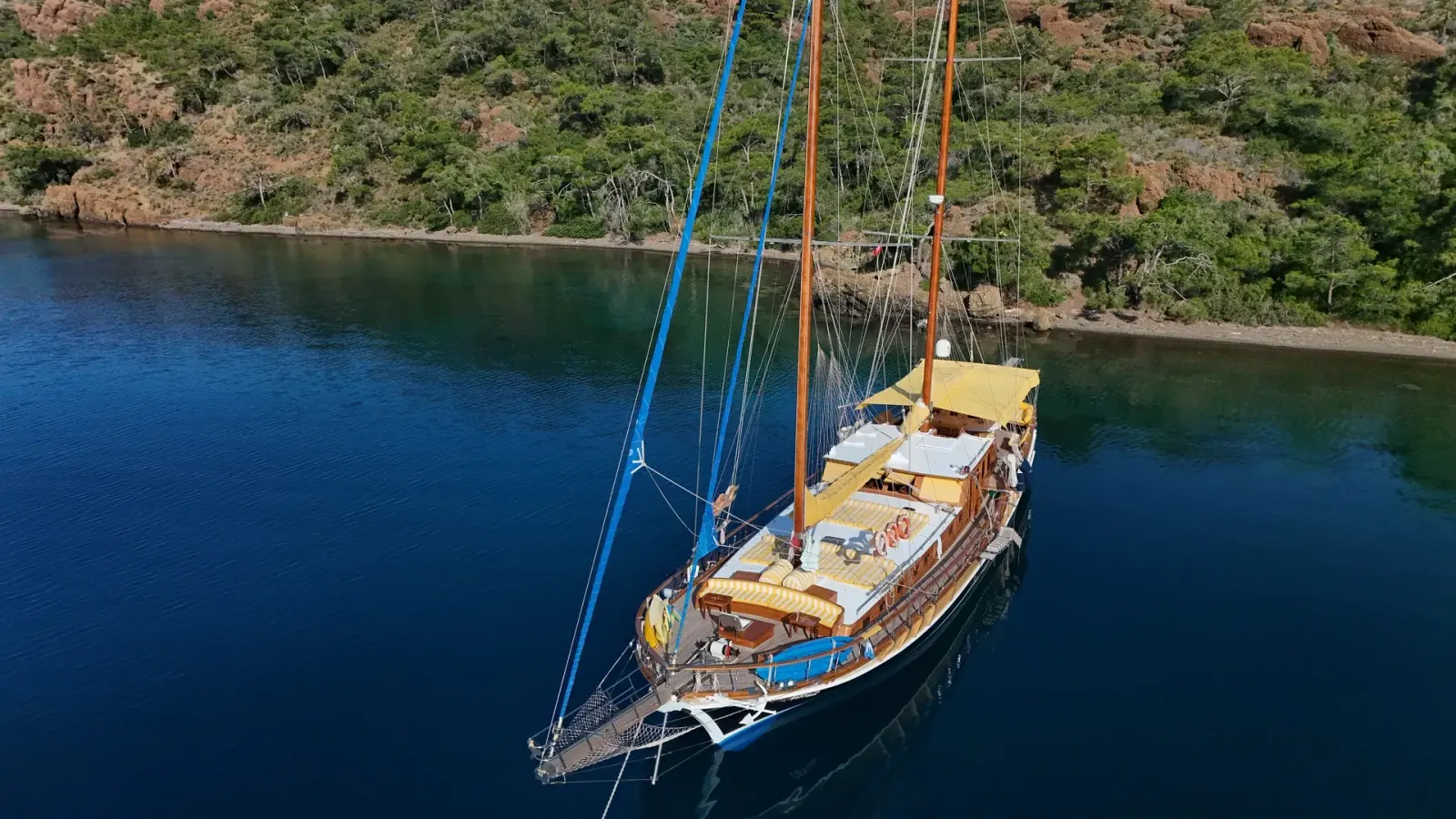 Fortuna sailing in Bodrum