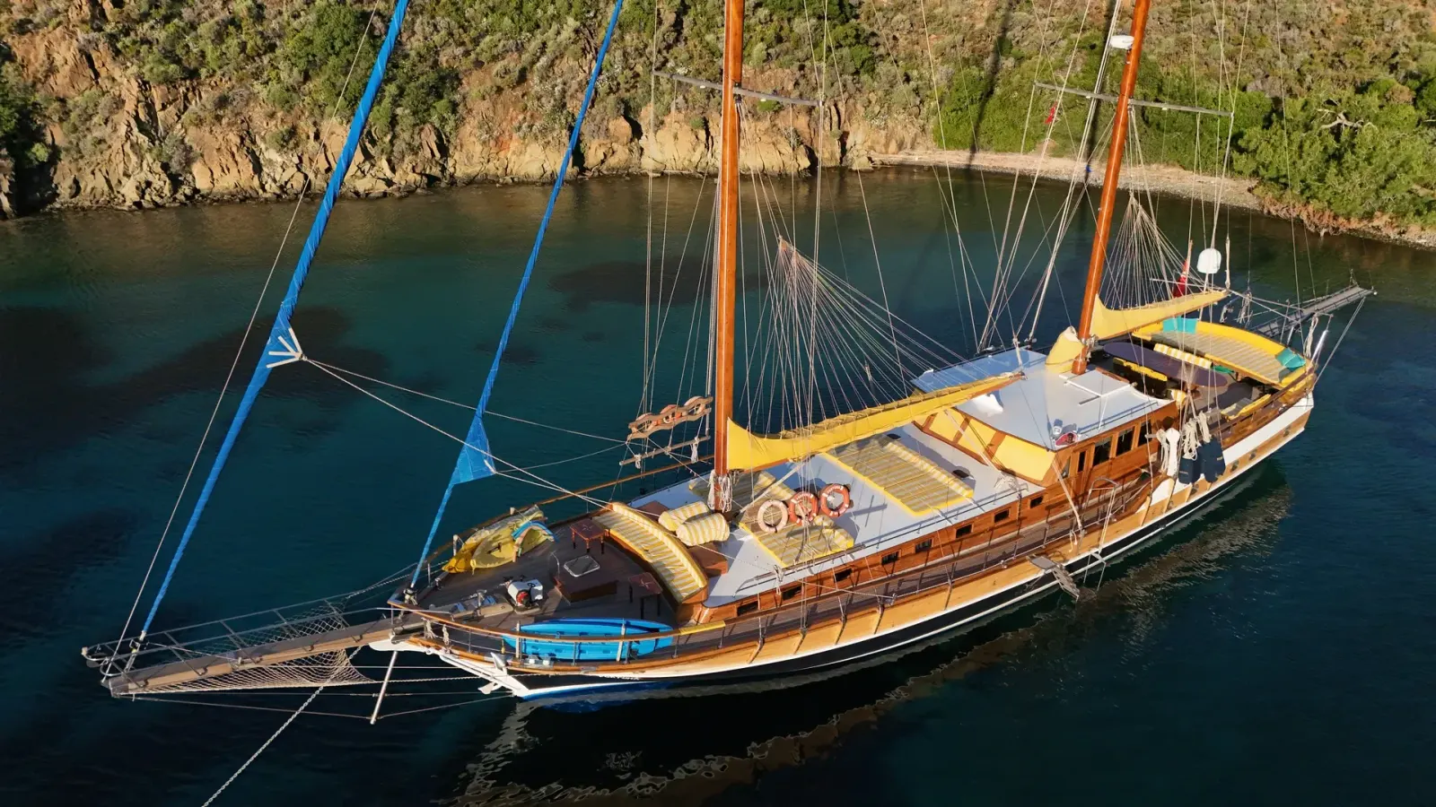 Fortuna sailing in Bodrum