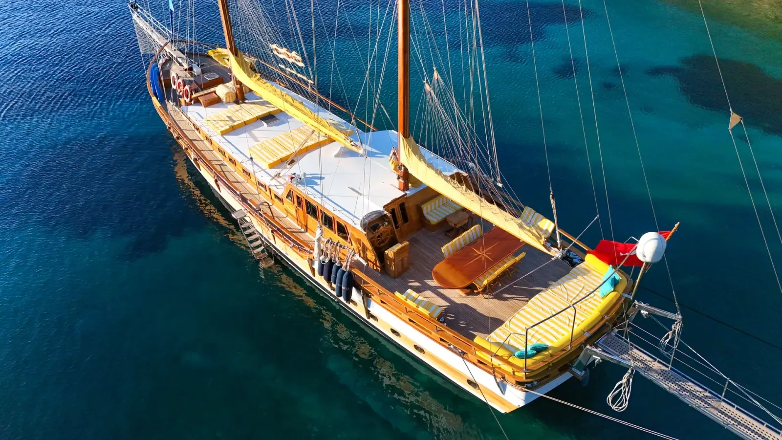 Fortuna sailing in Bodrum