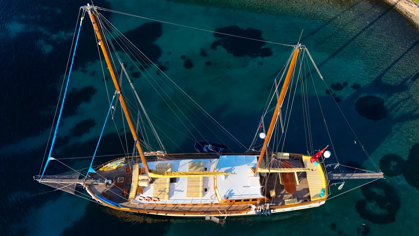 Fortuna sailing in Bodrum