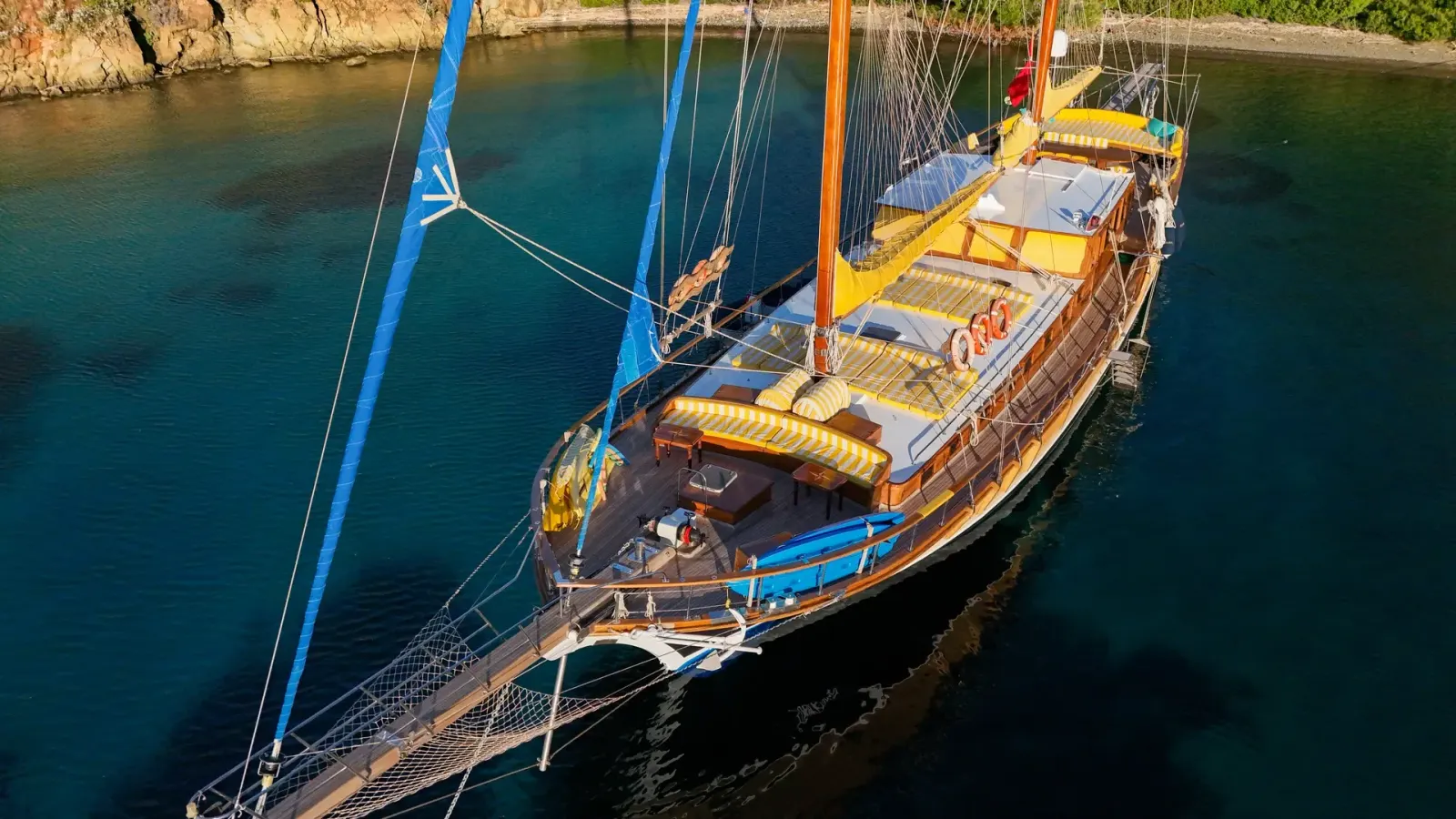 Fortuna sailing in Bodrum