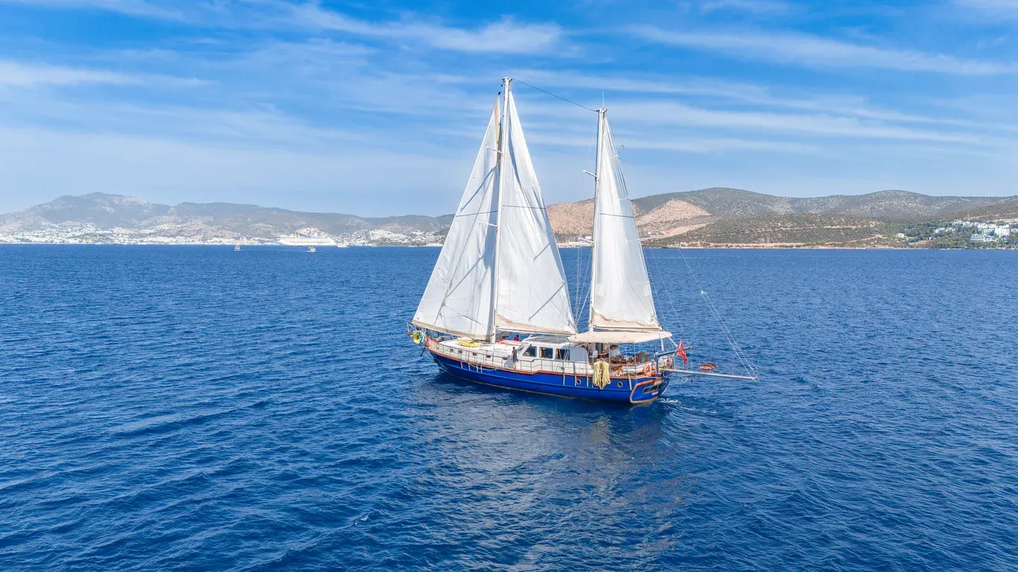 Giulietta sailing in Bodrum