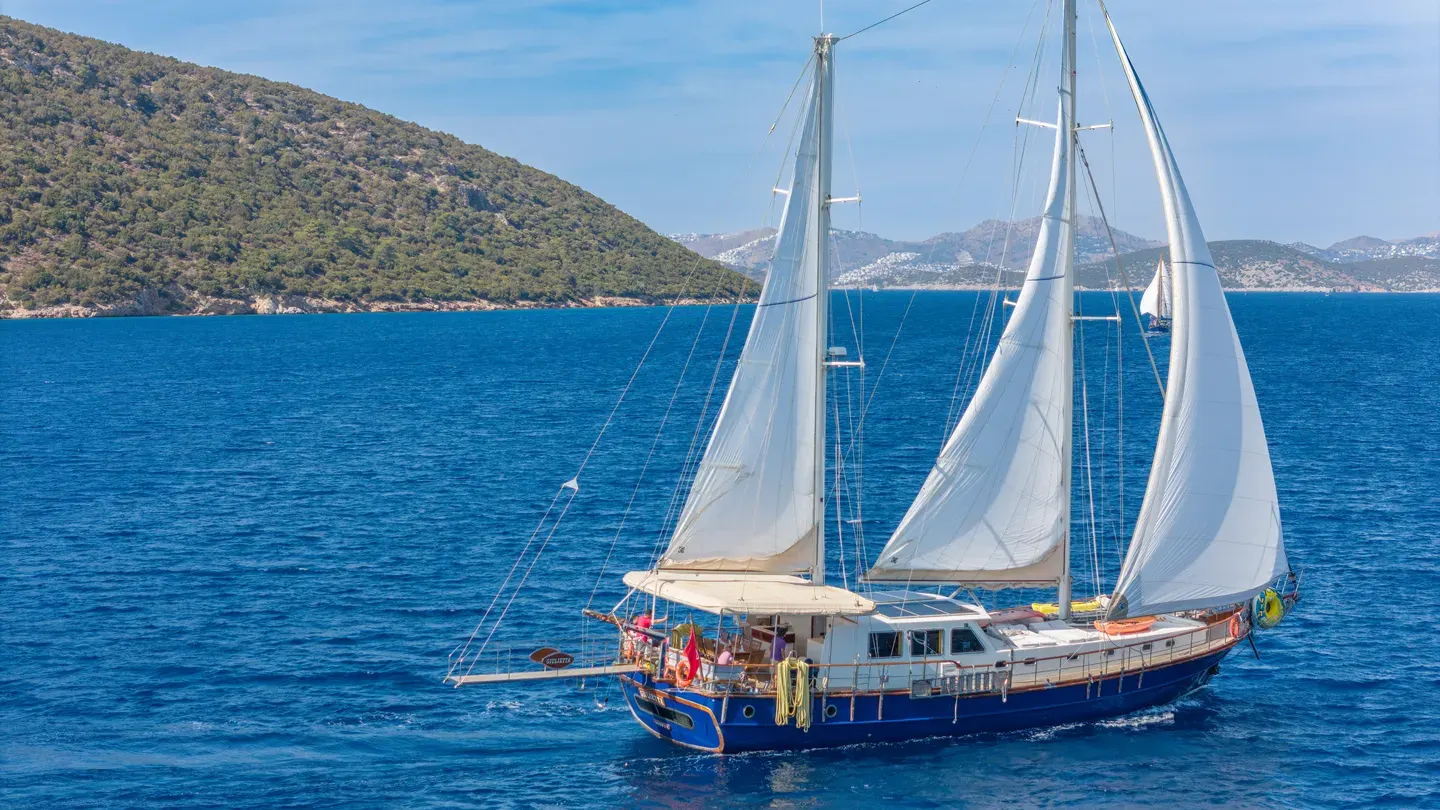 Giulietta sailing in Bodrum