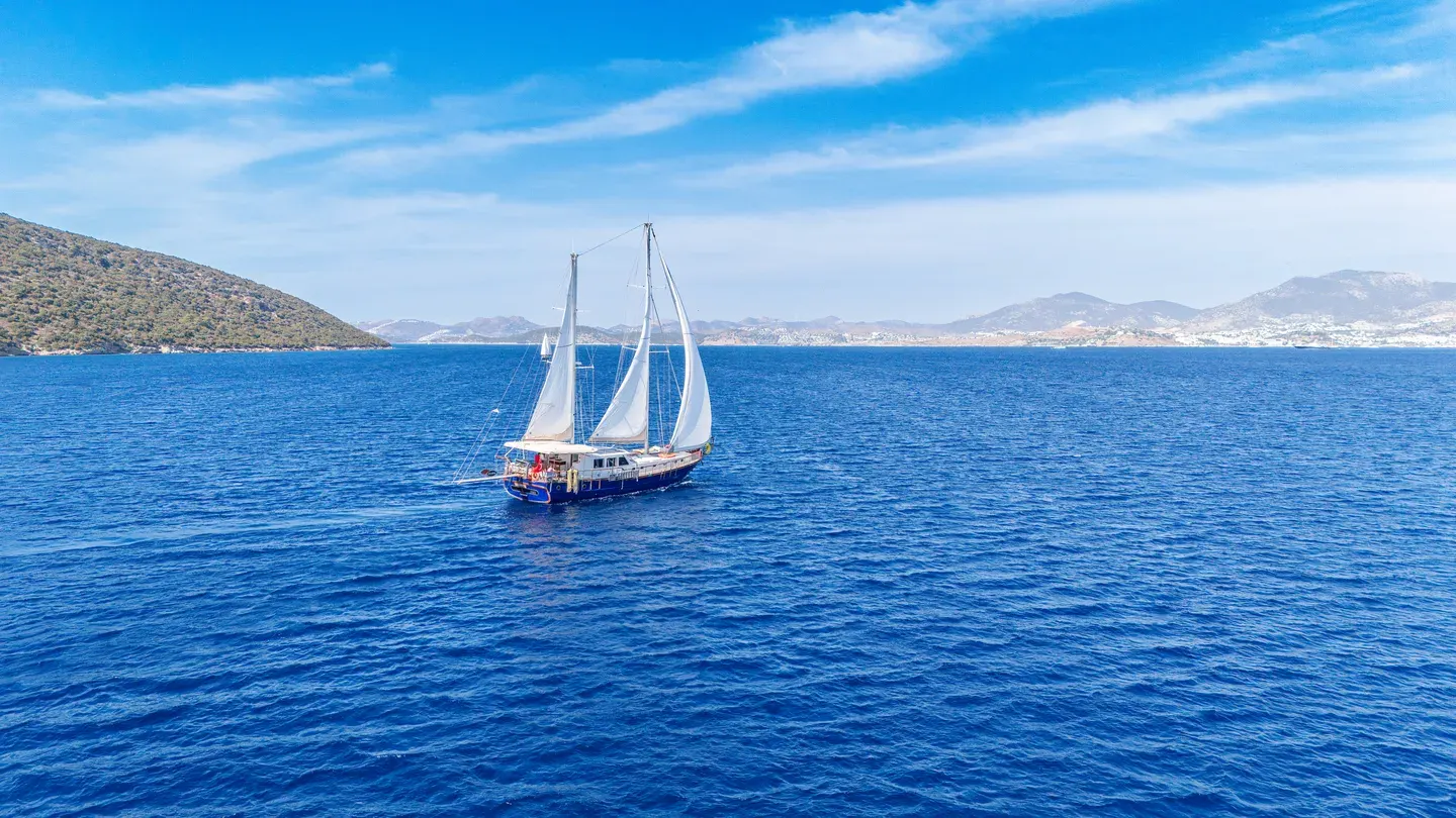 Giulietta sailing in Bodrum