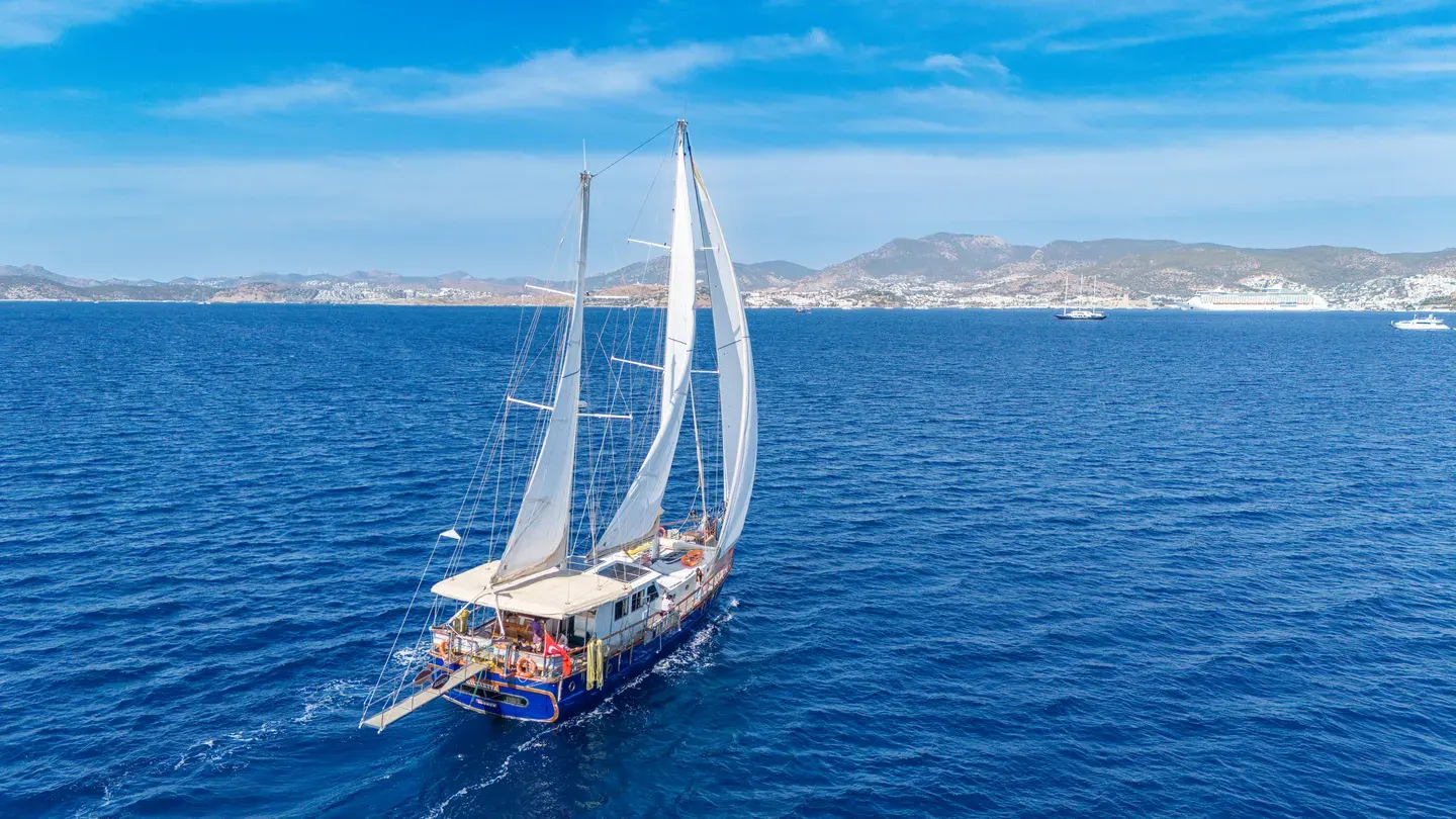 Giulietta sailing in Bodrum
