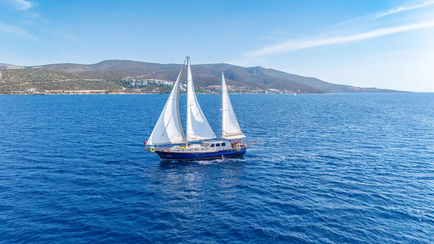 Giulietta sailing in Bodrum