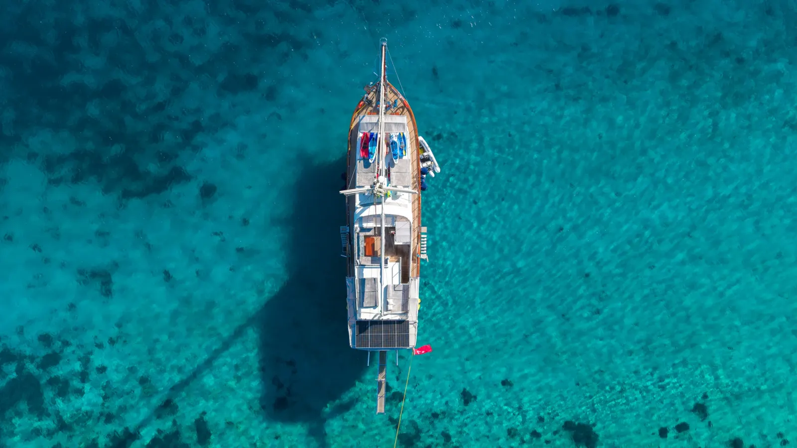 Giulia sailing in Bodrum