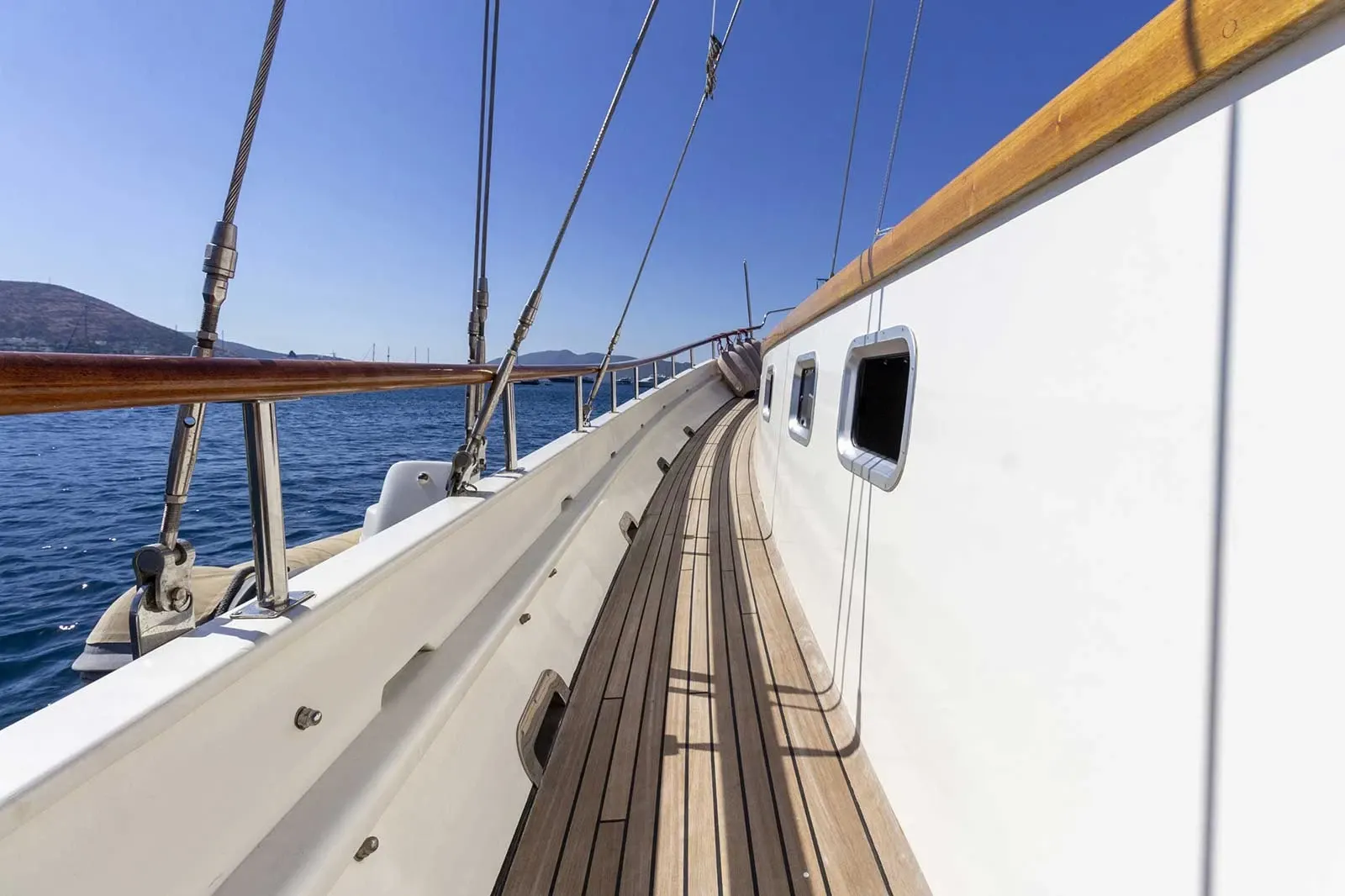 Mürvet Hanım sailing in Bodrum
