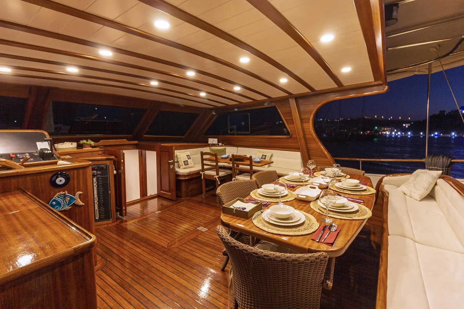 Mürvet Hanım sailing in Bodrum