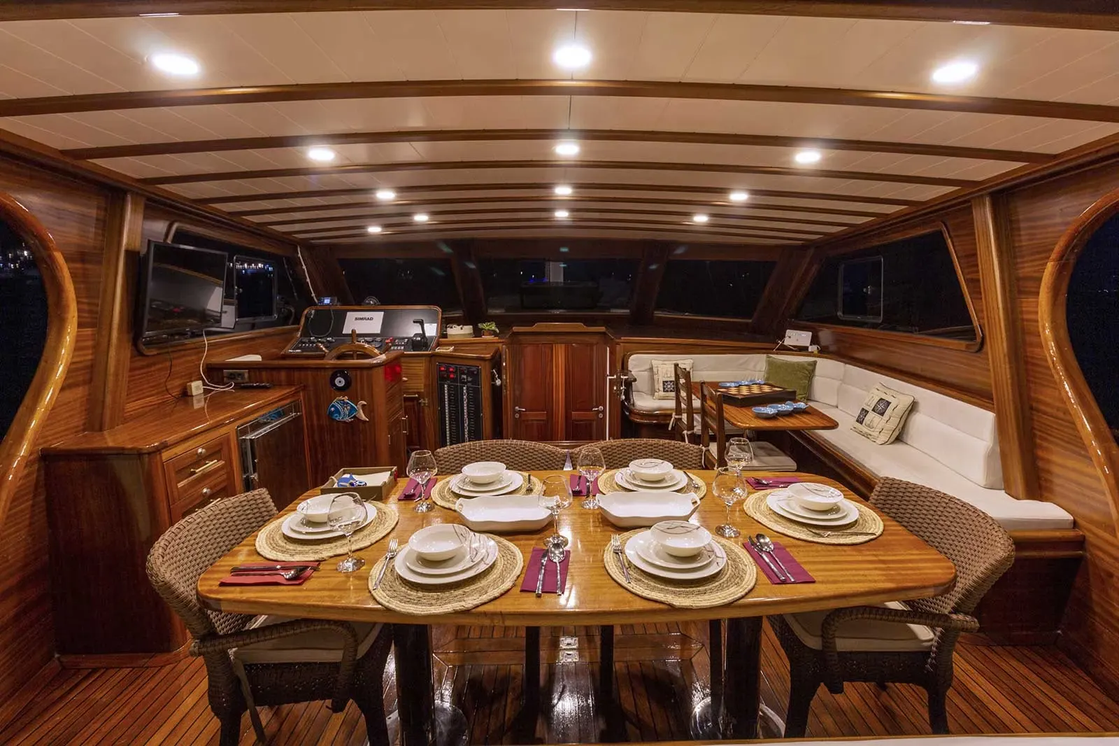Mürvet Hanım sailing in Bodrum