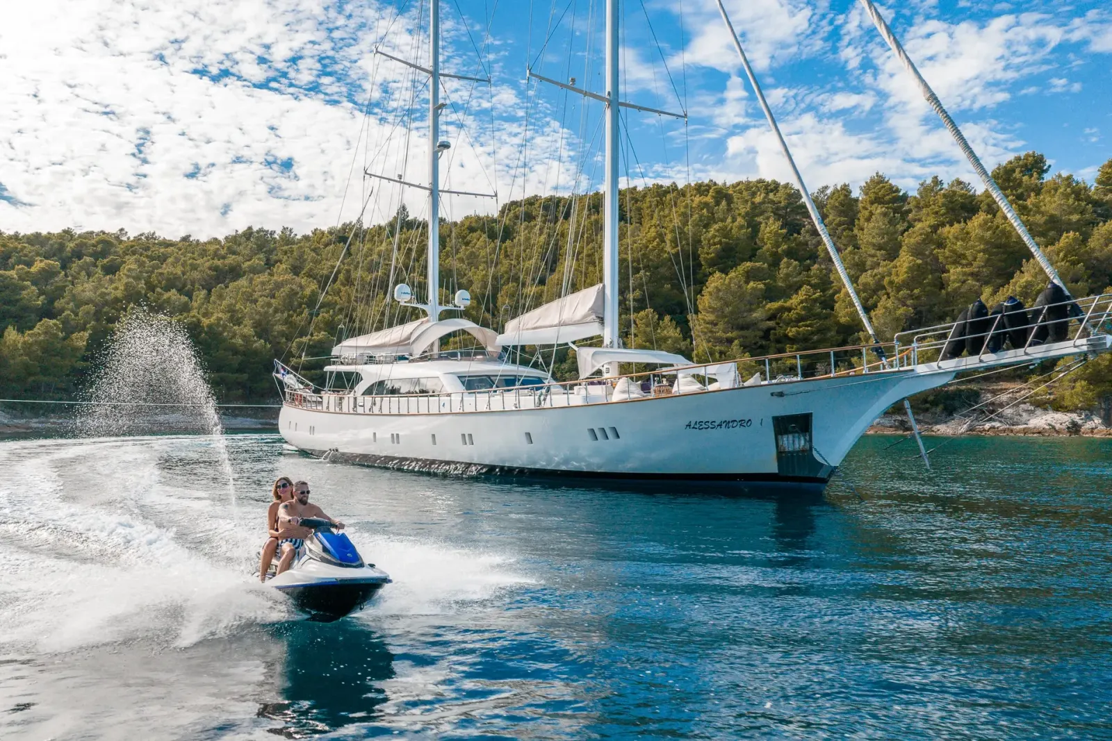 Alessandro 1 sailing in Split