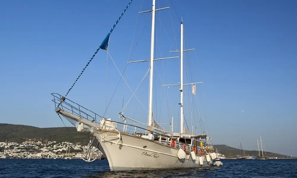 Osman Kurt sailing in Bodrum