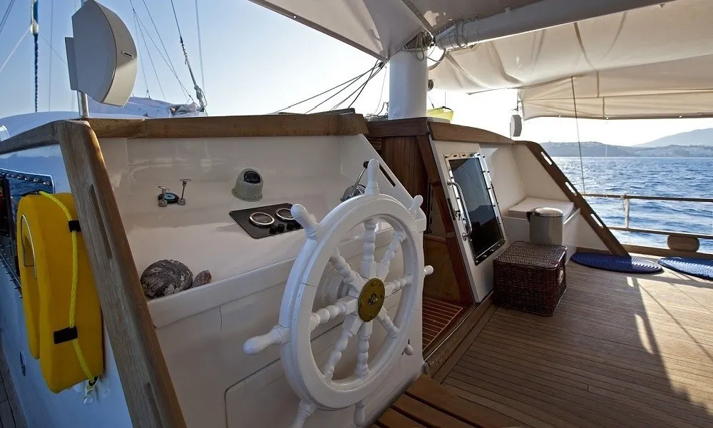 Osman Kurt sailing in Bodrum