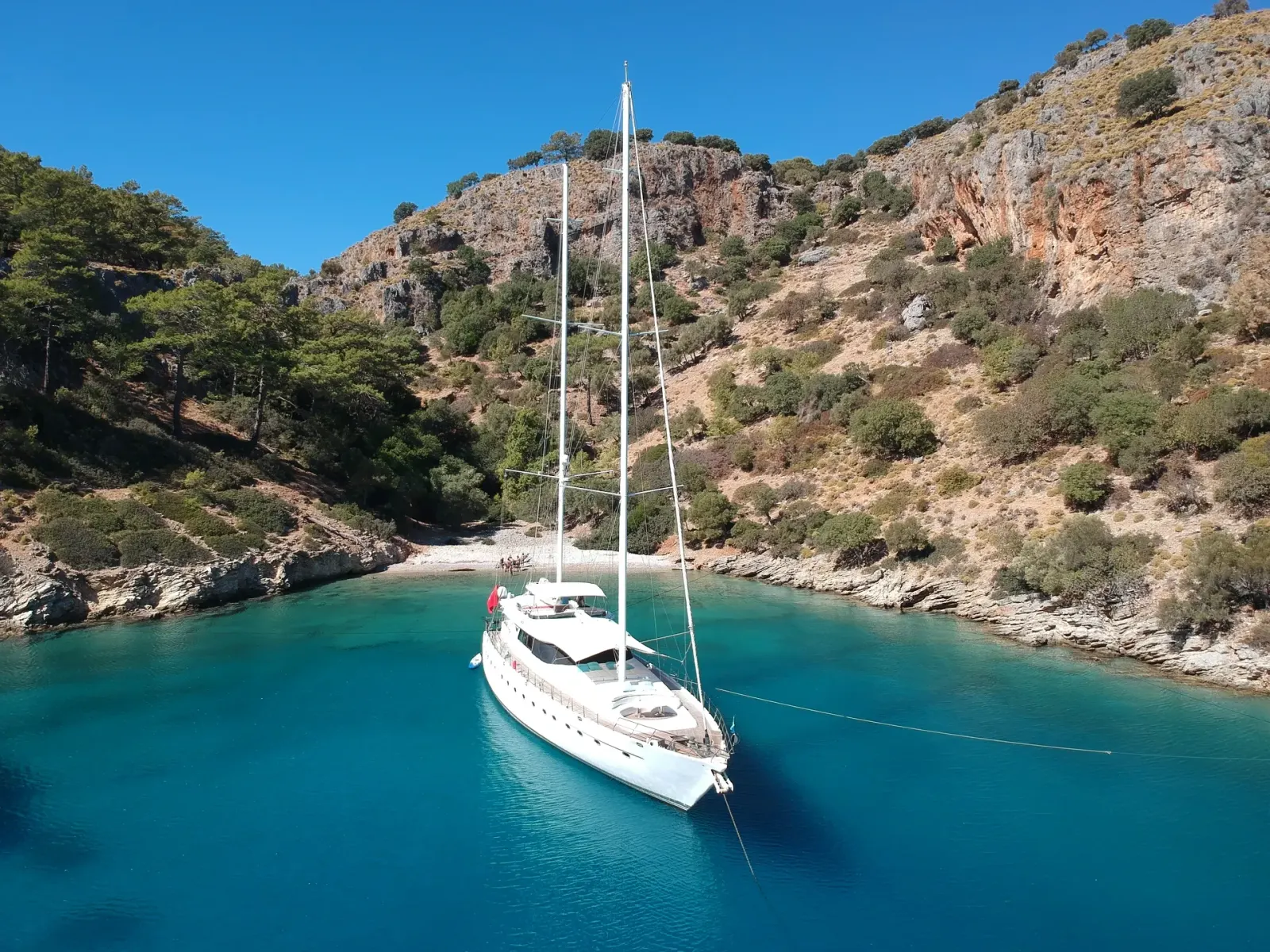 Angelo II sailing in Göcek