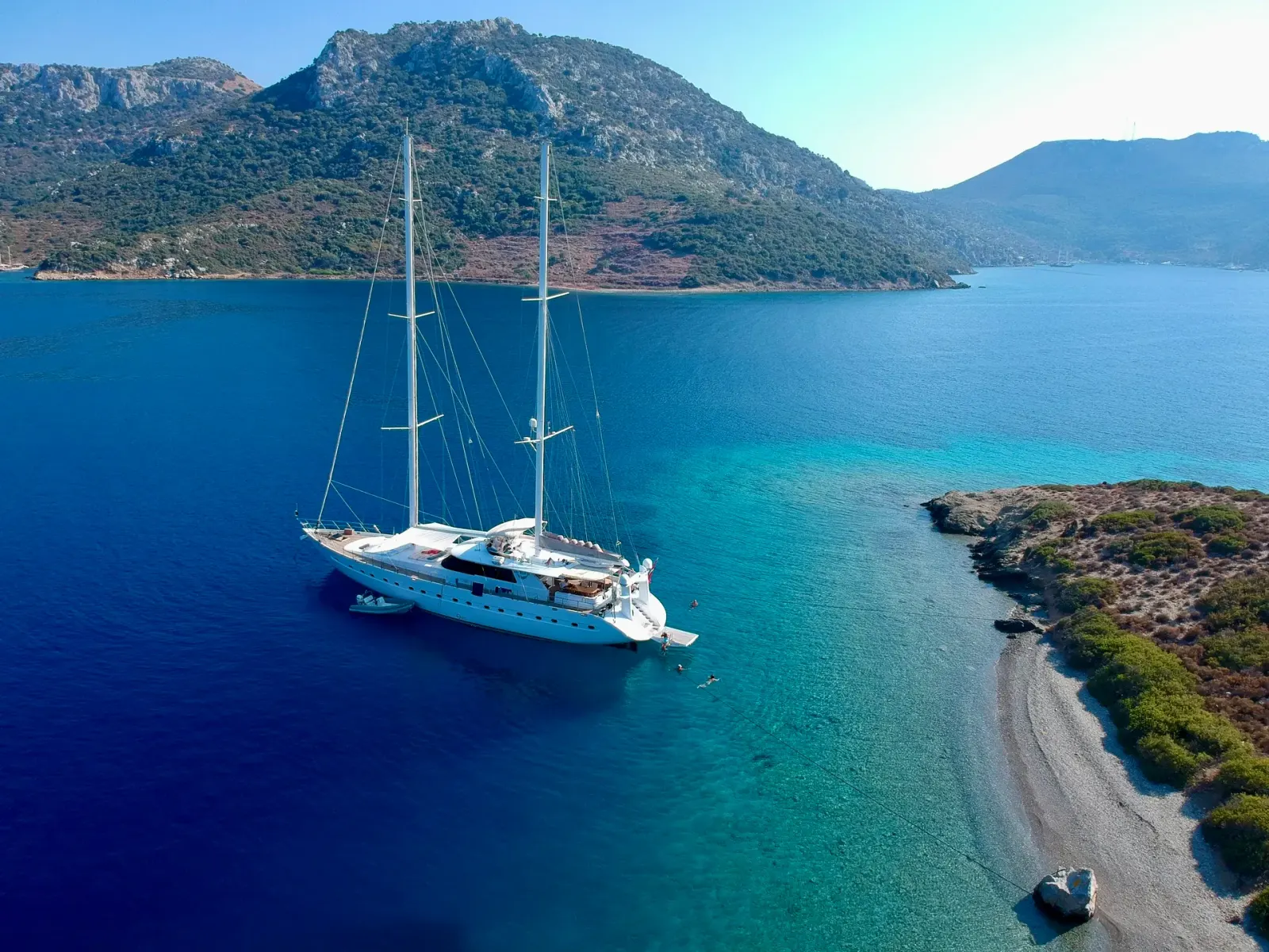 Angelo II sailing in Göcek