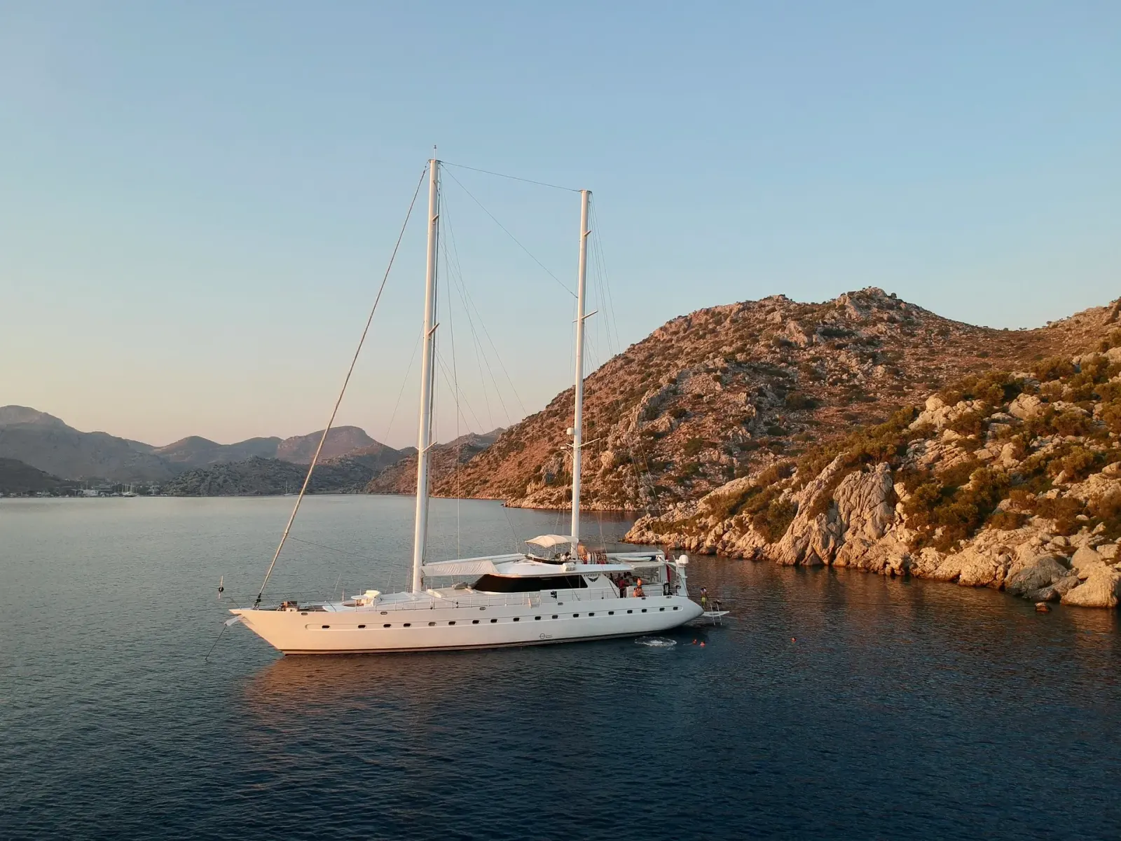 Angelo II sailing in Göcek