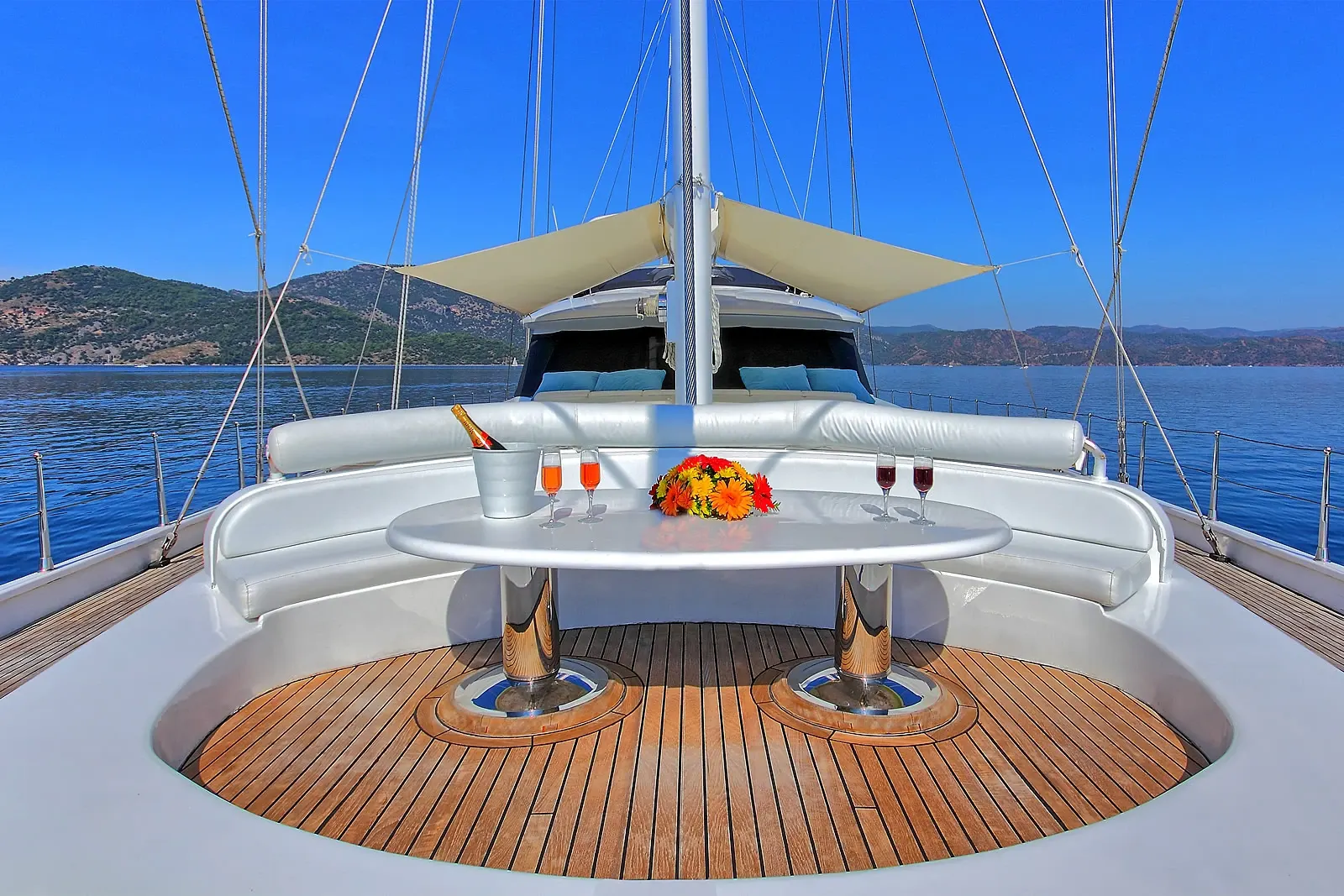 Angelo II sailing in Göcek
