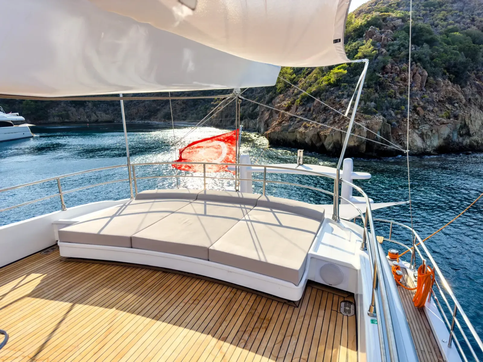 Angelo III sailing in Göcek