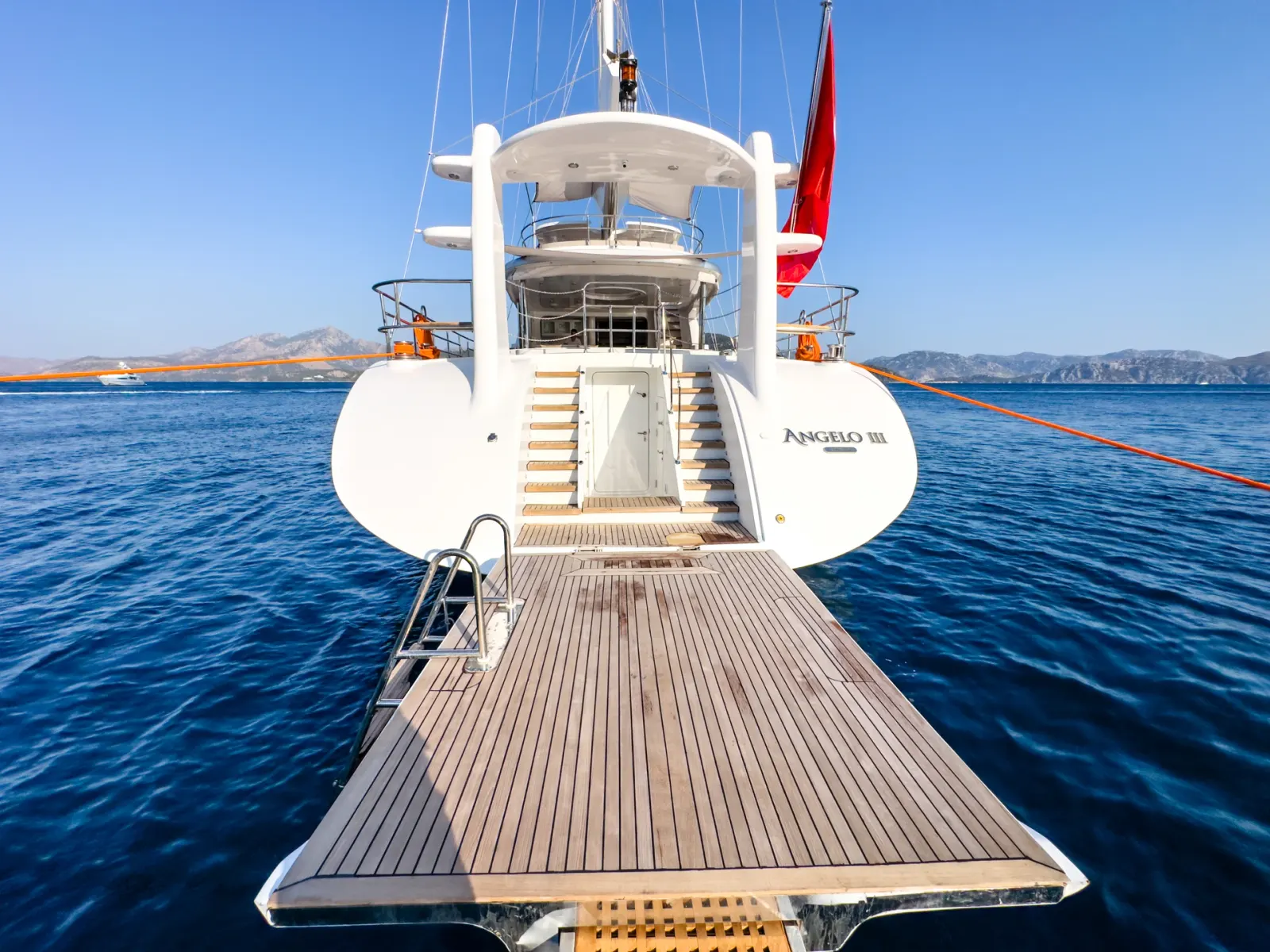 Angelo III sailing in Göcek
