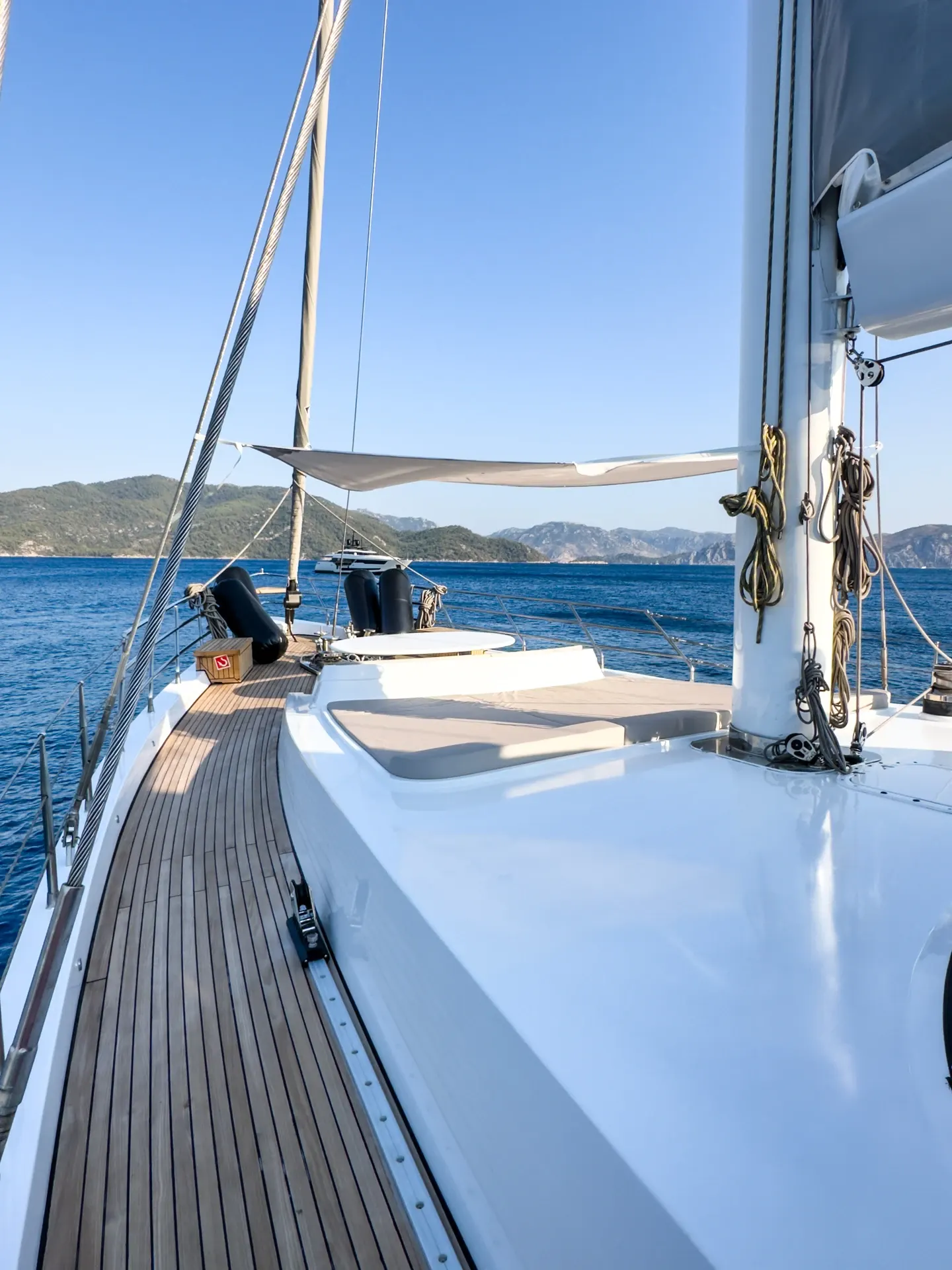 Angelo III sailing in Göcek