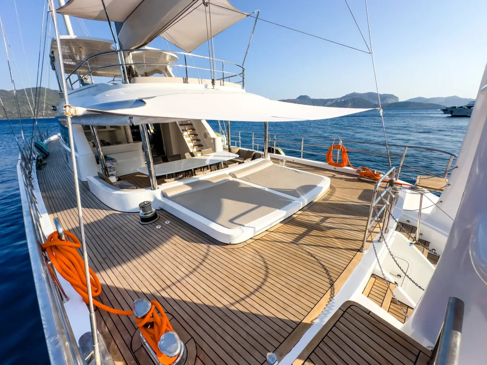 Angelo III sailing in Göcek