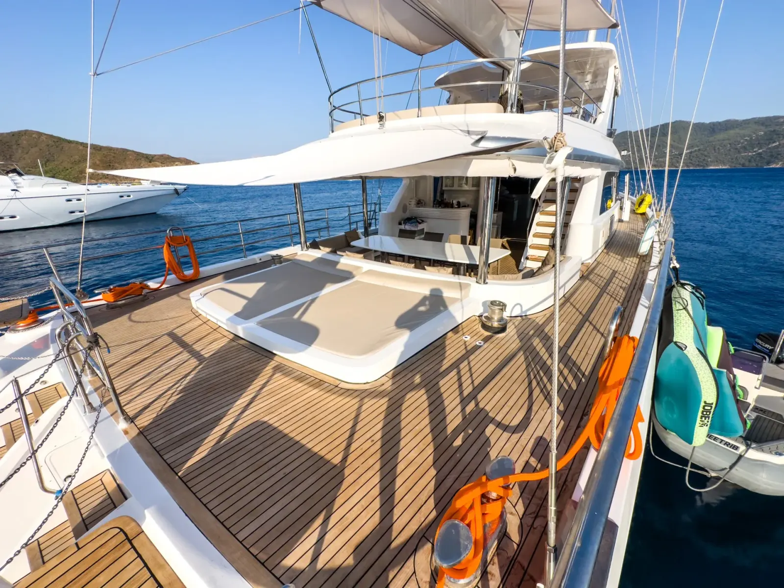 Angelo III sailing in Göcek