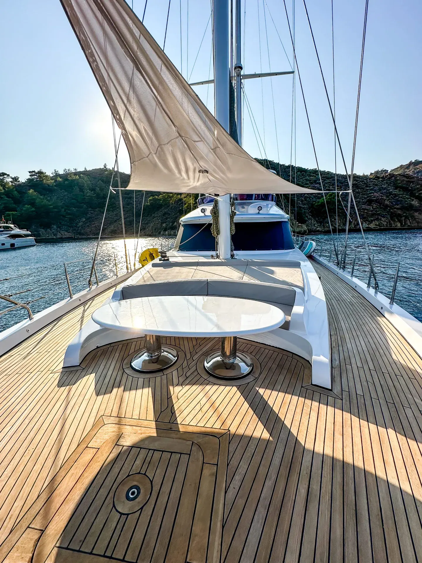 Angelo III sailing in Göcek