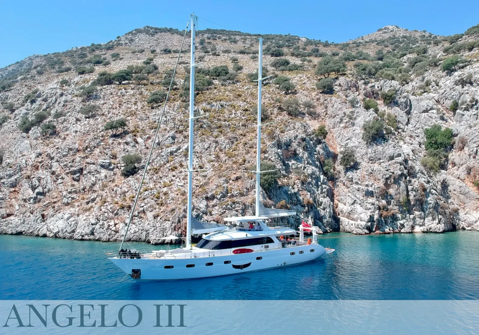 Angelo III sailing in Göcek
