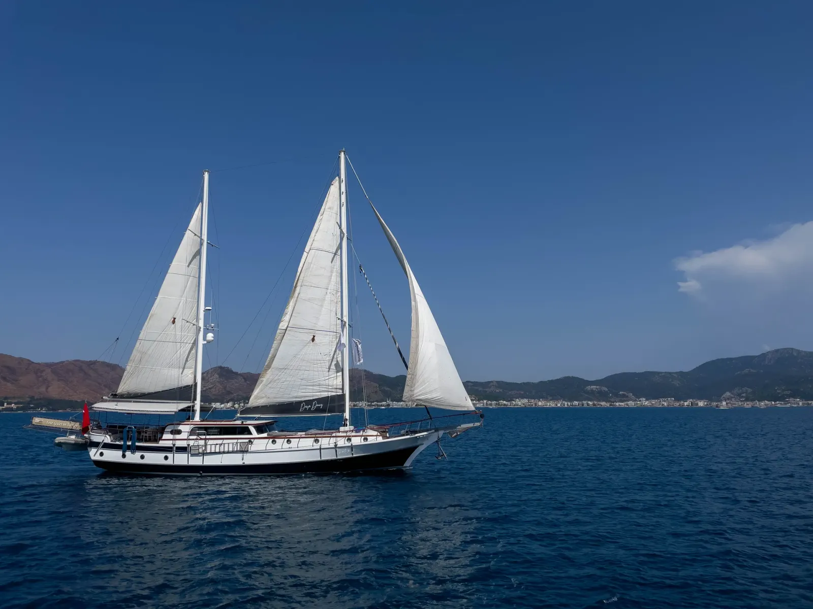Derya Deniz sailing in Marmaris
