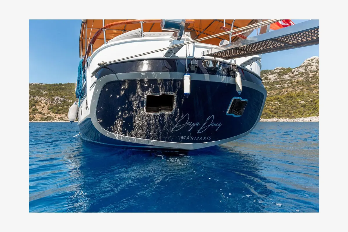 Derya Deniz sailing in Marmaris