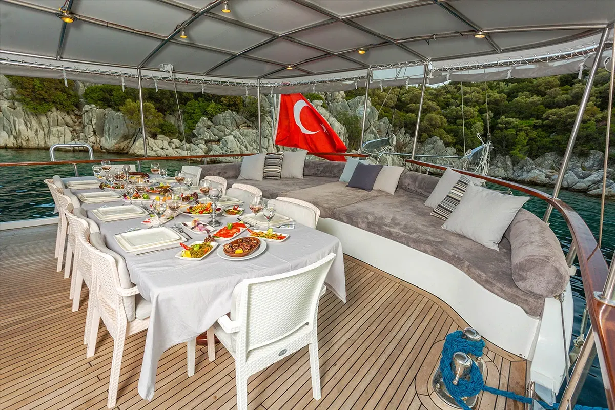 Derya Deniz sailing in Marmaris