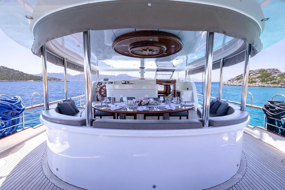 Aqua Bella sailing in Bozburun