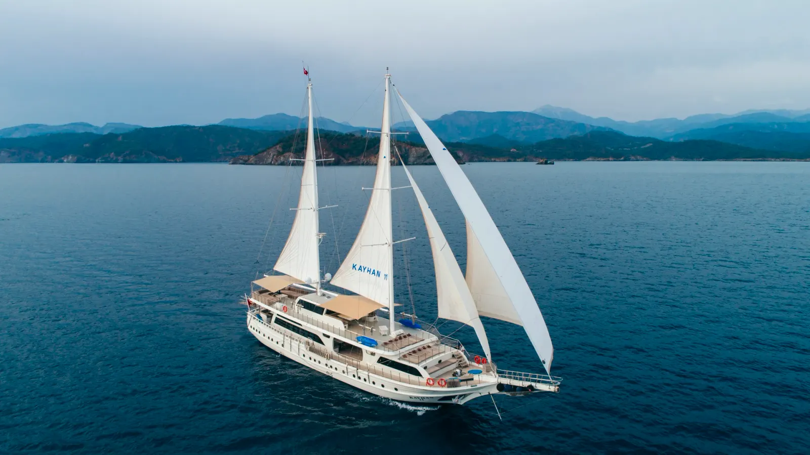 Kayhan 11 sailing in Fethiye