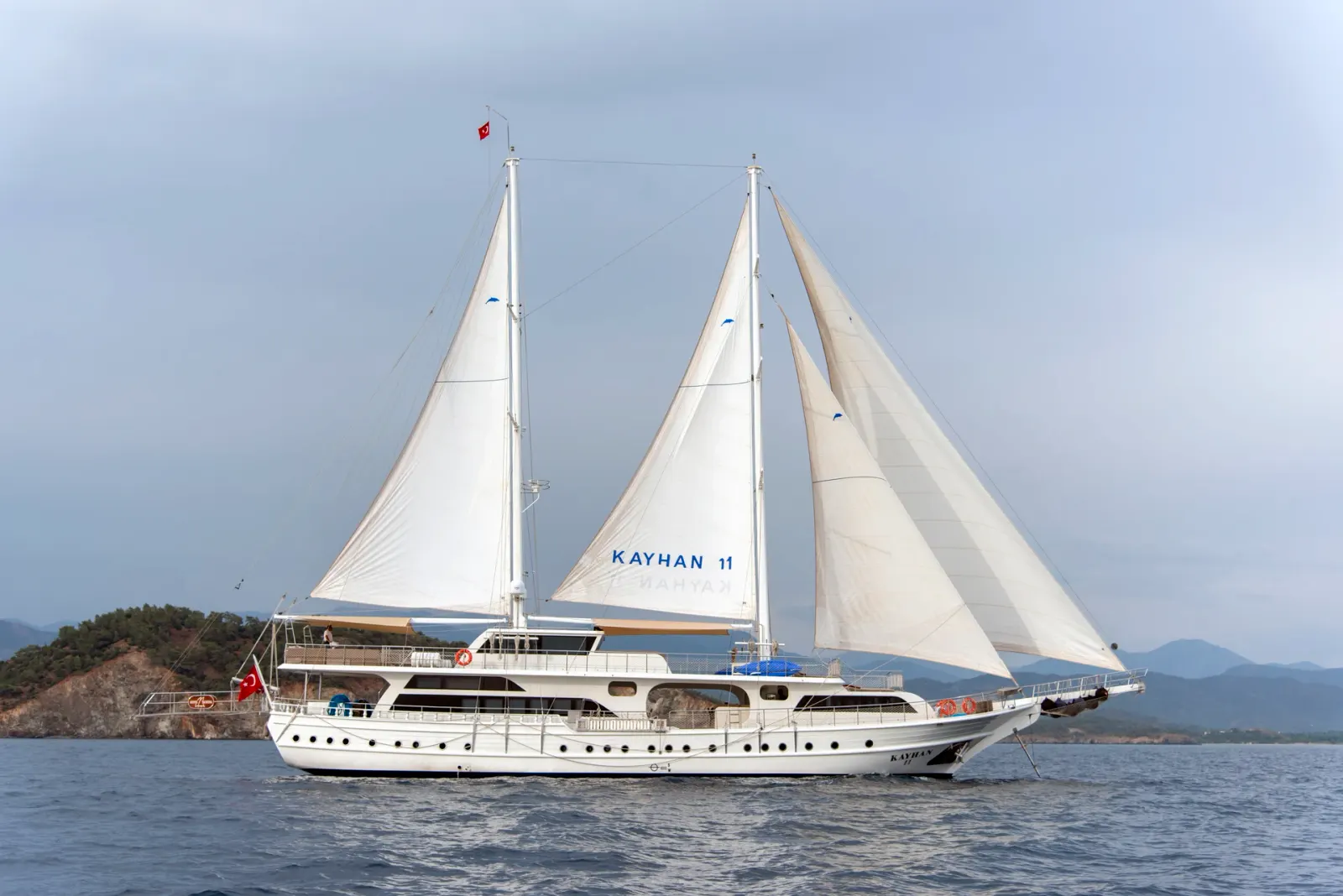 Kayhan 11 sailing in Fethiye