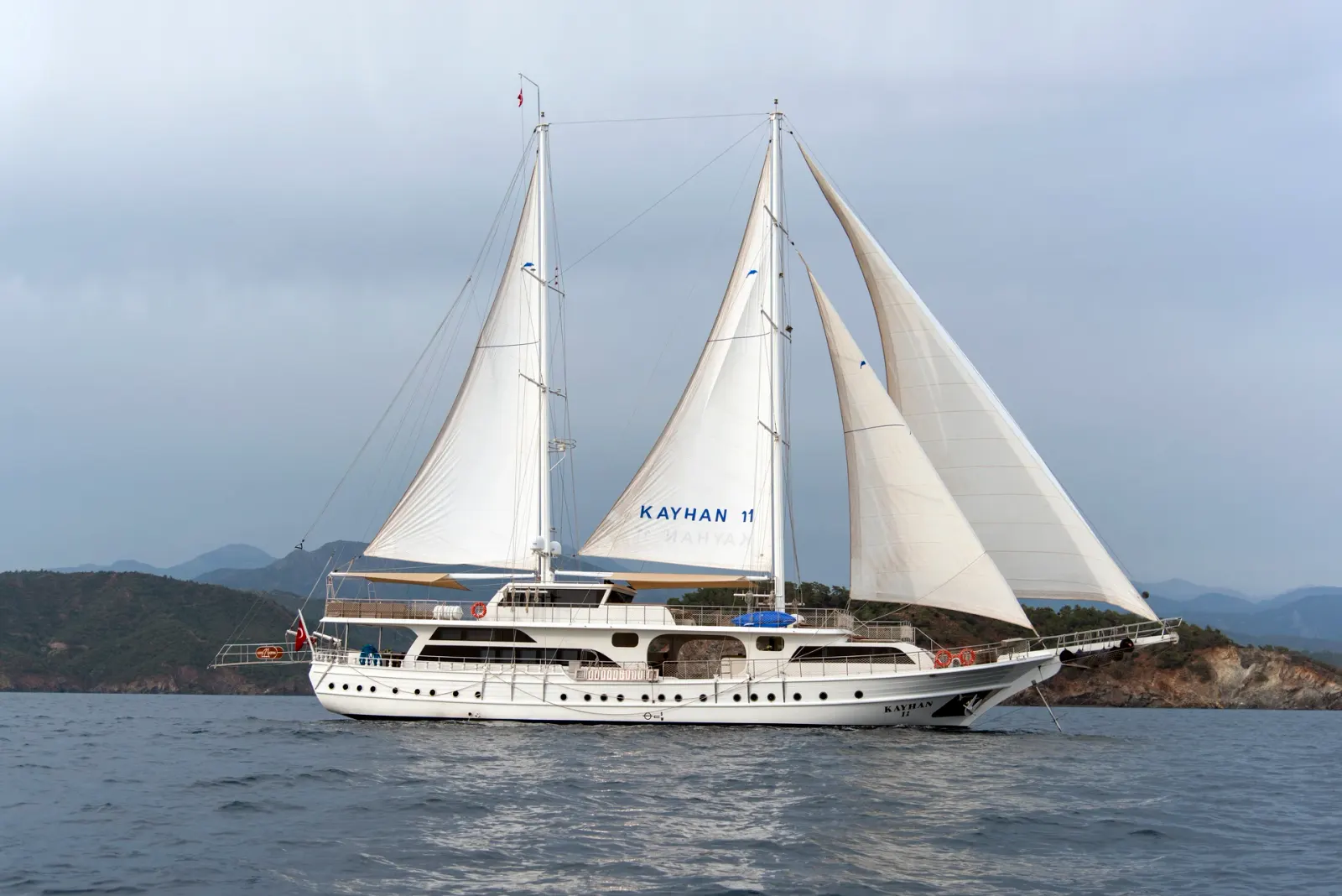 Kayhan 11 sailing in Fethiye