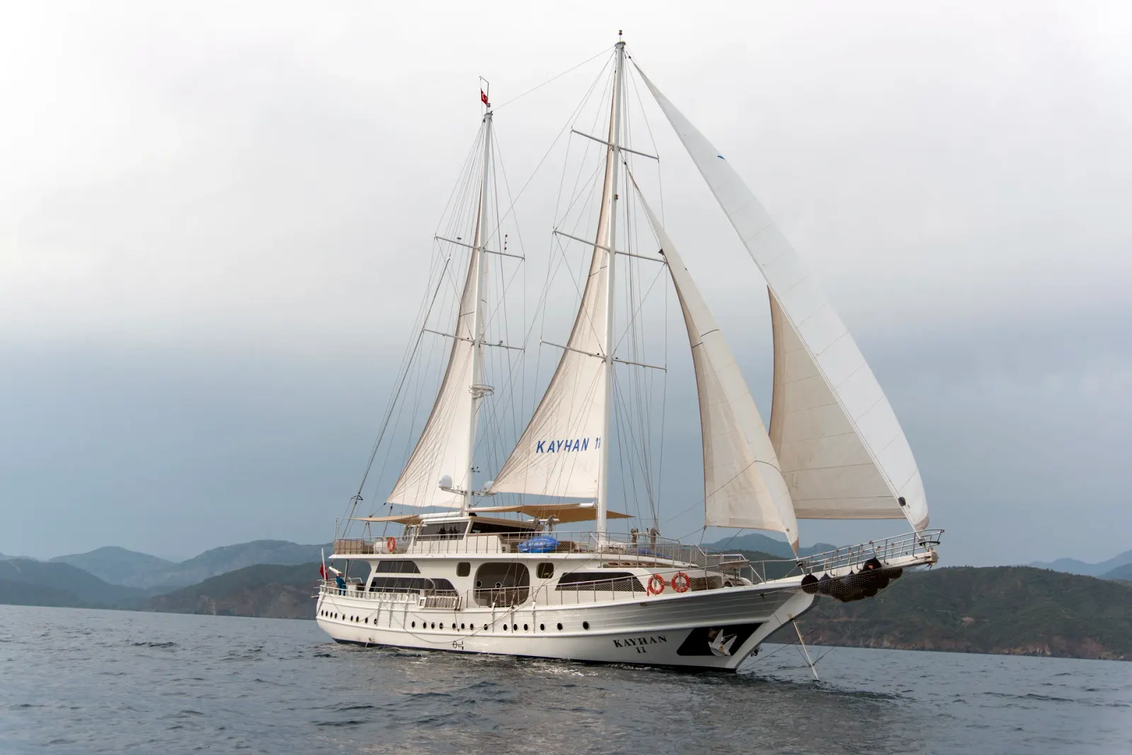 Kayhan 11 sailing in Fethiye