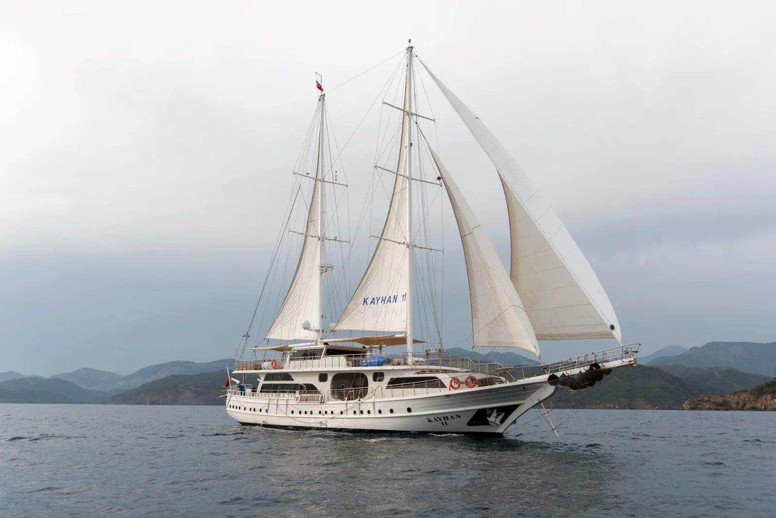 Kayhan 11 sailing in Fethiye