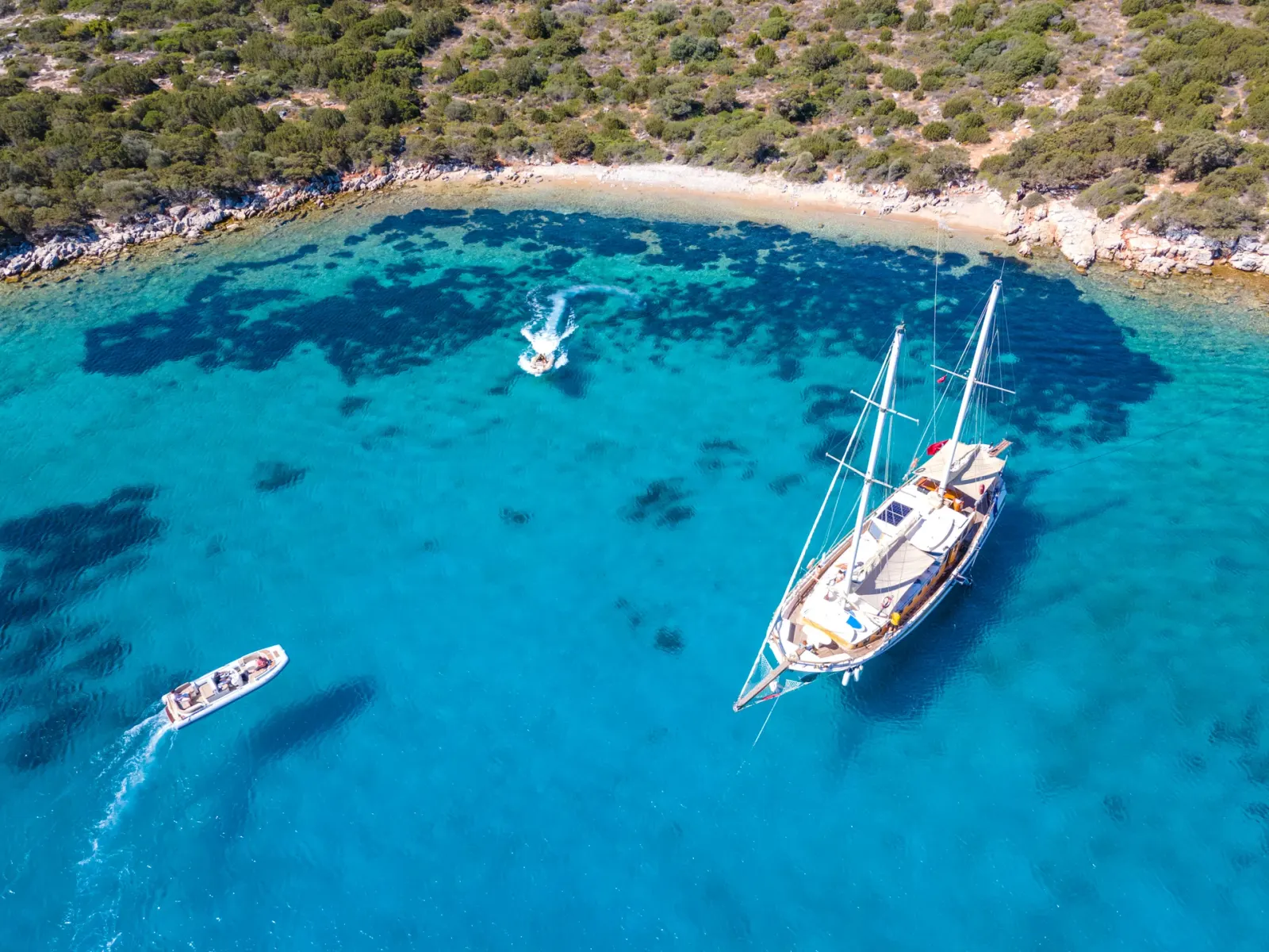 Dea Del Mare sailing in Bodrum