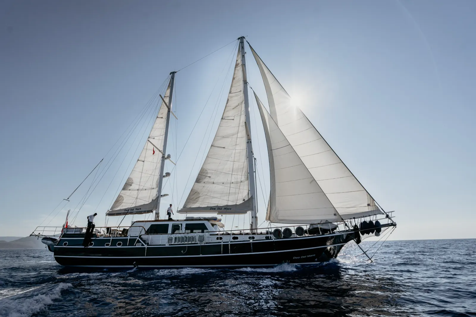 Dea Del Mare sailing in Bodrum