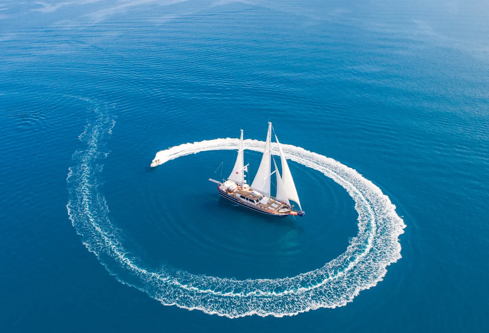 Dea Del Mare sailing in Bodrum