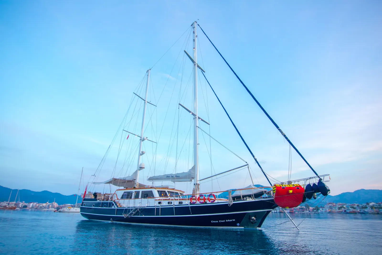 Dea Del Mare sailing in Bodrum