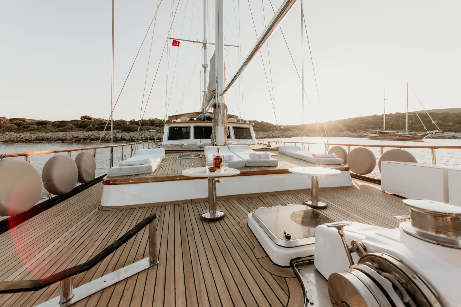 Dea Del Mare sailing in Bodrum