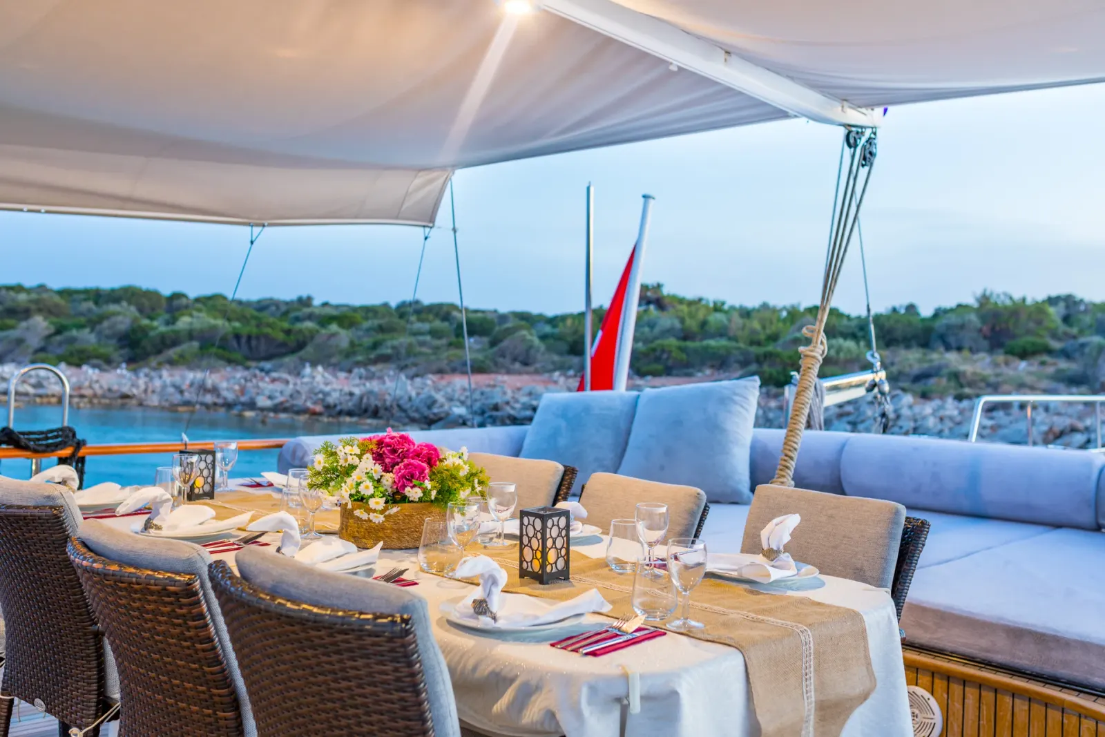 Dea Del Mare sailing in Bodrum