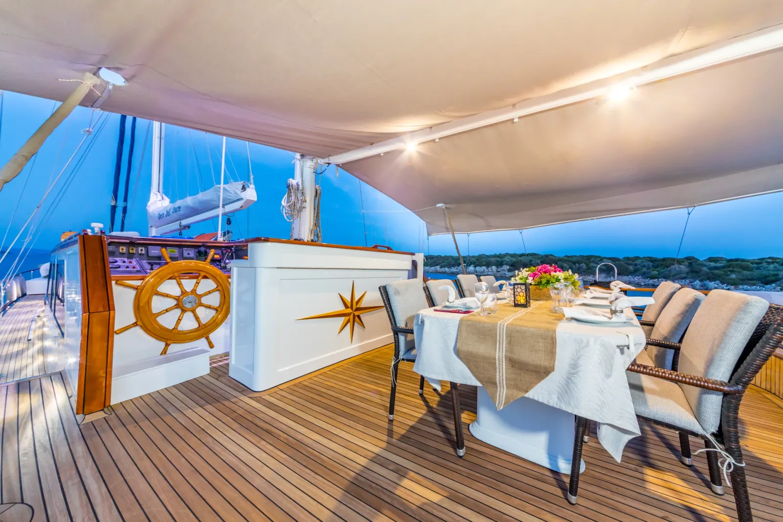 Dea Del Mare sailing in Bodrum