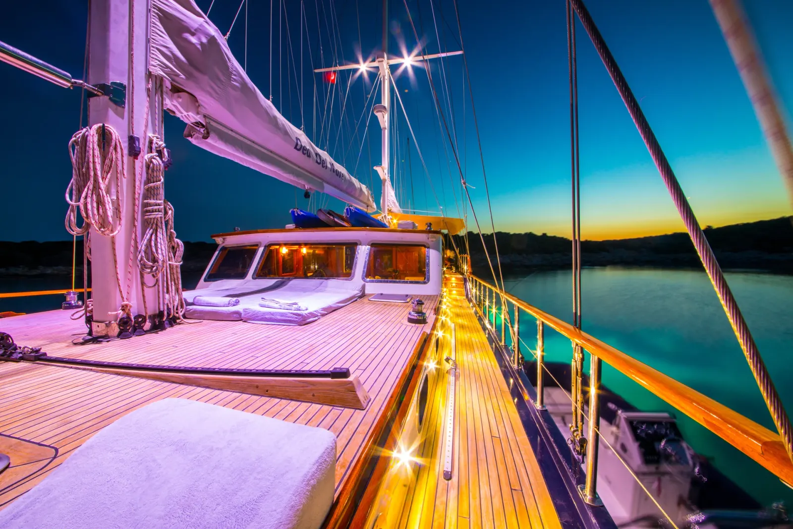 Dea Del Mare sailing in Bodrum
