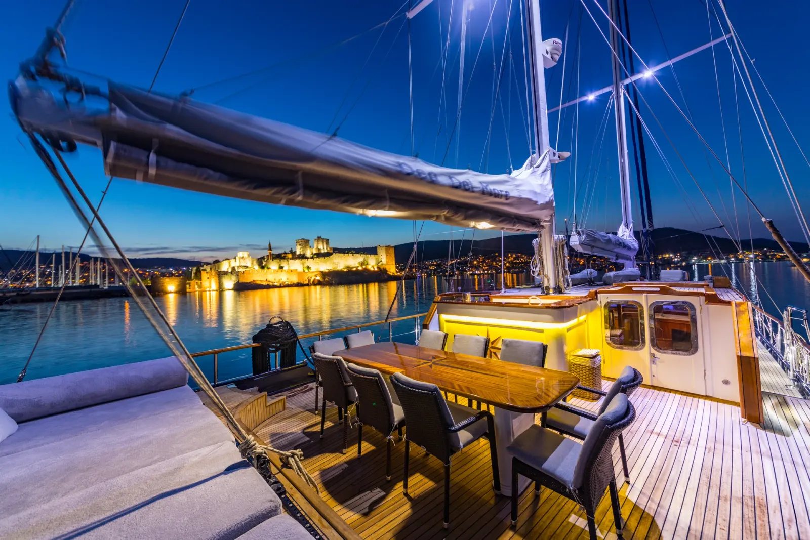 Dea Del Mare Gulet interior cabin view