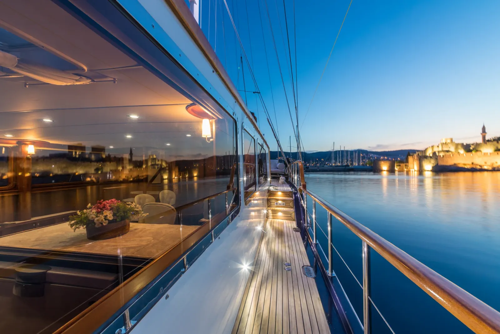 Dea Del Mare sailing in Bodrum