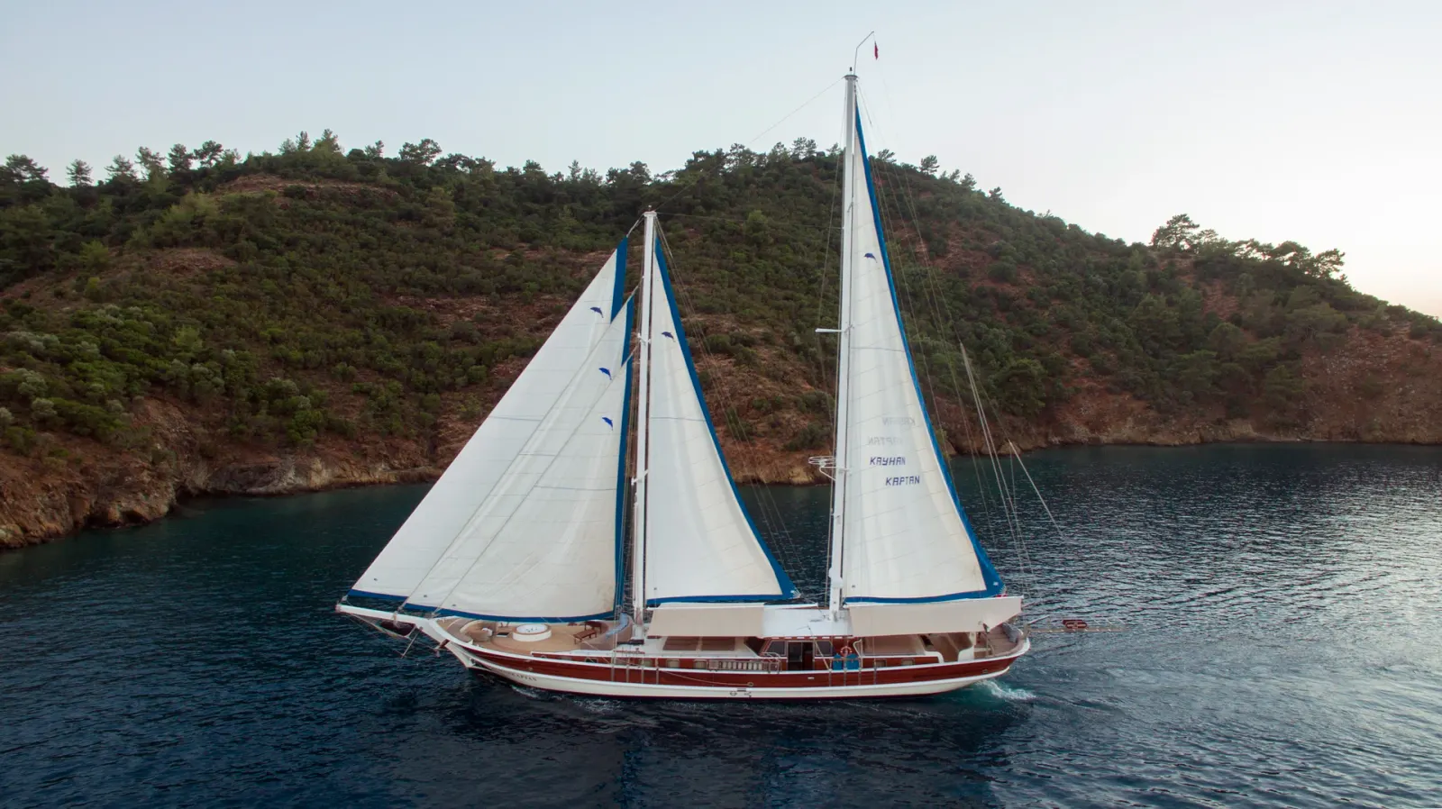 Kayhan Kaptan sailing in Fethiye