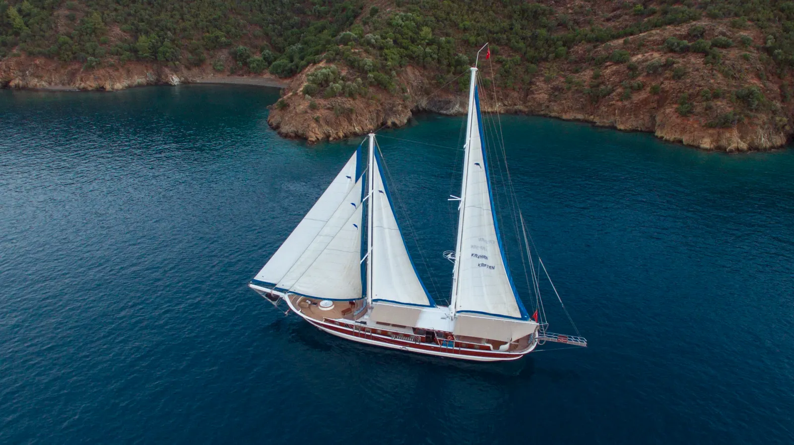Kayhan Kaptan sailing in Fethiye